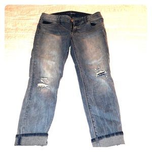WHBM Skinny Crop Jeans.